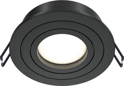 Produktbild von Maytoni Atom Einbauleuchte DL023-2-01B 1xGU10, Schwarz, aus Aluminum, exkl. Leuchtmittel