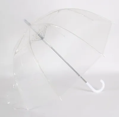 Produktbild von Eleganter transparenter Stockschirm – Stabilität und Schutz mit Stil