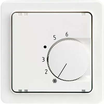 Produktbild von ELSO 227104 Zentralplatte für Temperaturreglereinsatz reinweiss