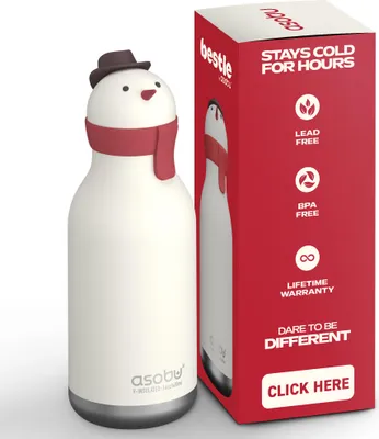 Immagine prodotto di Asobu® Biberon per bambini BESTIE con cannuccia 460ml - SCHNEEMANN