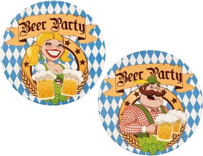 Produktbild von Untersetzer "Bierparty" – Set mit 10 Stück