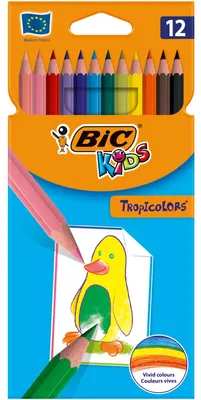 Zdjęcie produktu dla Kredki Bic 12Kol. Tropicolors 2503