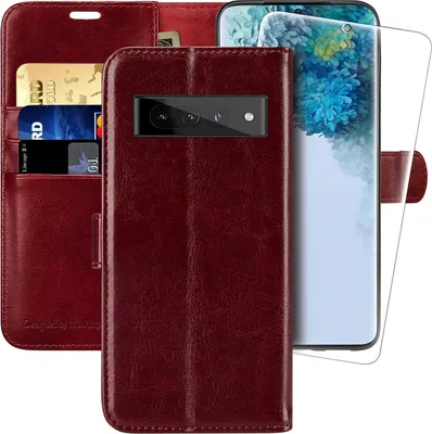 Obrázok produktu pre Google Pixel 7 Pro HnedáPolyuretánKožená Obalová Fólia