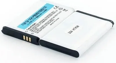Produktbild von Akku für Samsung GT-C5130S Li-Ion 3,7 Volt 850 mAh schwarz.