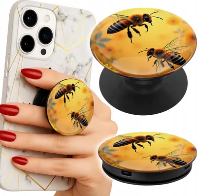 Obrázek produktu pro Držák na telefon Finger Popsocket / Stojan na brouky Honeybug Hmyz Vosa