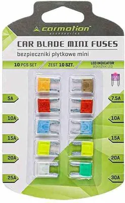 Image de MINI fusibles avec indicateur LED, 10 pcs.