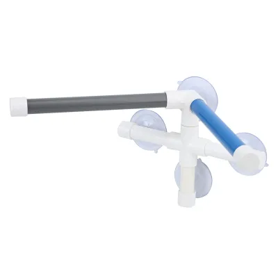 Produktbild von PVC Vogelbad Dusche Badestange Ständer mit Saugnapf für Papagei Ara