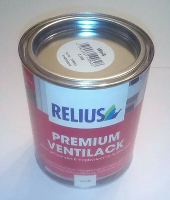 Produktbild von Relius Premium Ventilack 0,75 Liter weiß