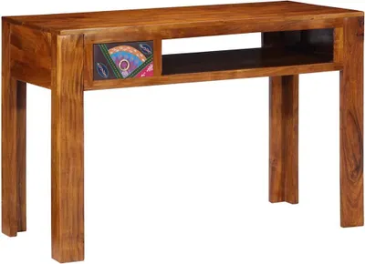 Produktbild von vidaXL Schreibtisch Braun 110 x 50 x 73 cm Massivholz Akazie