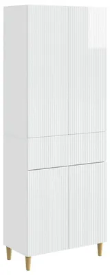 Immagine prodotto di vidaXL Set di due armadi, bianco lucido, materiale composito di legno