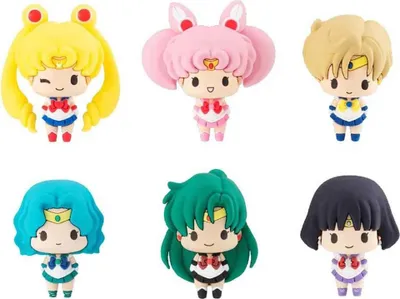 Obrázok produktu pre Séria zberateľských figúrok Sailor Moon Chokorin 6-Pack 5 cm