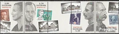 Produktbild von Briefmarken Dänemark 2001 Mi 1287-1290 Fünferstreifen (kompl.Ausg.) postfrisch HAFNIA
