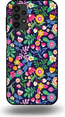 Obrázek produktu pro Smartphonica Pouzdro na telefon vhodné pro Samsung Galaxy A13 4G s květinovým potiskem - TPU zadní kryt pouzdra květinový design