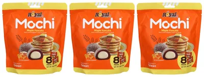Produktbild von Royal Family Mochi Maple Pancake Creme einzeln verpackt 120g 3er Pack