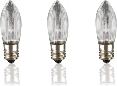Obrázek produktu pro Hellum E10 3W, 3 W, E10, Svíčka, Čisté, 23 V, 3 kusů