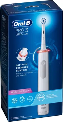 Produktbild von Oral-B PRO 3 3000 Sensitive Clean            White