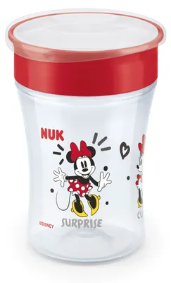 Produktbild von NUK Magic Cup Trinklernbecher | 8+ Monate | 230 ml | Auslaufsicherer 360°-Trinkrand zum Trinken von allen Seiten | Auswaschbar | Disney Minnie Maus