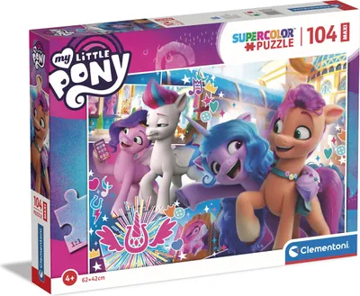 Obrázok produktu pre CLEMENTONI Puzzle My Little Pony Dancing MAXI 104 dielikov