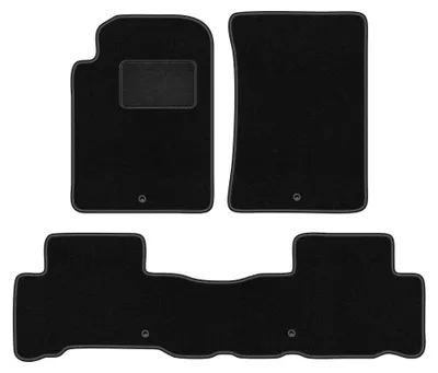 Immagine prodotto di Tappetini in moquette per SsangYong Rexton III 2013- (SUV) – set 4 pezzi, neri, su misura – Wielganizator LUX
