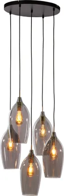 Produktbild von Light & Living - Hängelampe LUKARO - Ø45x36cm - Grau