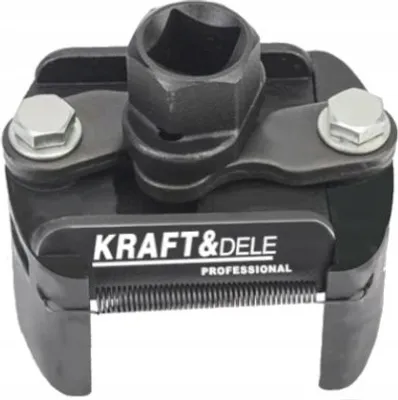 A black oil filter wrench with the brand name KRAFT&DELE visible.