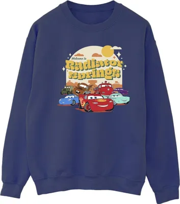 Produktbild von Disney - "Cars Radiator Springs" Sweatshirt für Damen BI12009 (L) (Marineblau)