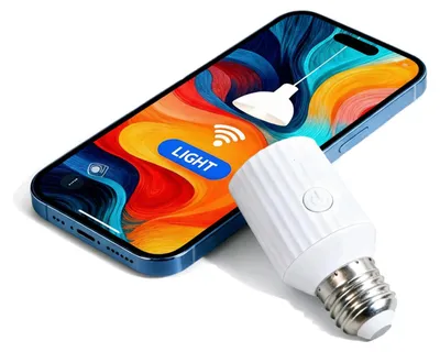 WLAN-Lampenfassungsadapter E27, 60 W, Sprachsteuerung, Timer, Smart Life App