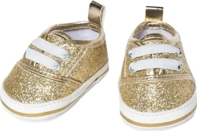 Produktbild von Heless Puppenschuhe Glitzer Sneakers gold 38-45cm Mode