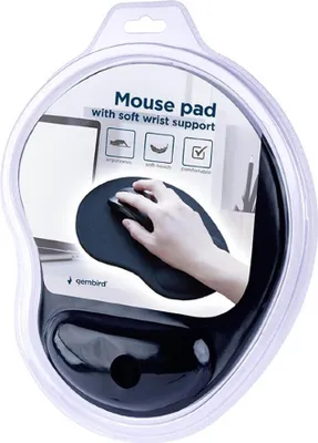 Obrázek produktu pro Podložka pod myš Gembird s opěrkou zápěstí