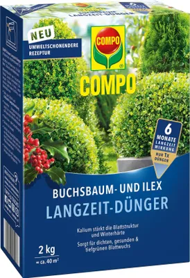 Produktbild von COMPO Buchsbaum- und Ilex Langzeit-Dünger - 2 kg