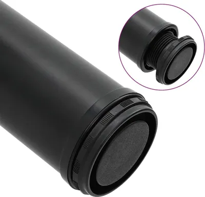 Image de vidaXL 4 pieds de table réglables en hauteur noir 1100 mm