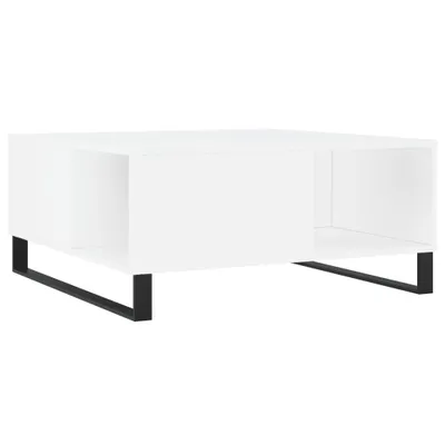 Produktbild von vidaXL Couchtisch Weiß 80x80x36,5 cm Holzwerkstoff