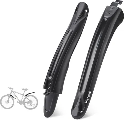 Productafbeelding van INF Elegante, zwarte spatborden voor mountainbikes