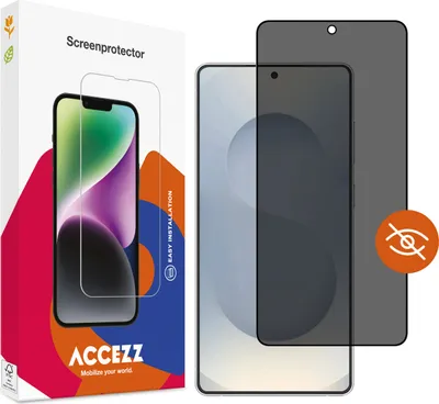 Immagine prodotto di Samsung Galaxy S25 Edge Screenprotector: Accezz Gehard glas Privacy Screenprotector - Trasparente