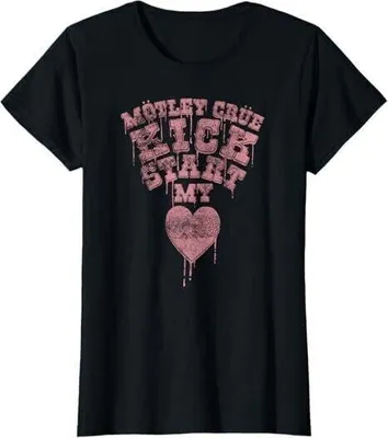 Obrázek produktu pro Mötley Crüe Kick Start My Heart Black S Dámské Tričko