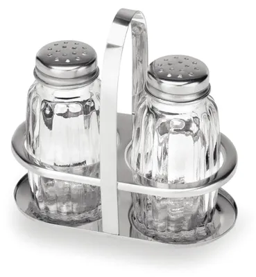 Produktbild von 20 Stück Salz- und Pfeffermühle aus Edelstahl, 10 cm