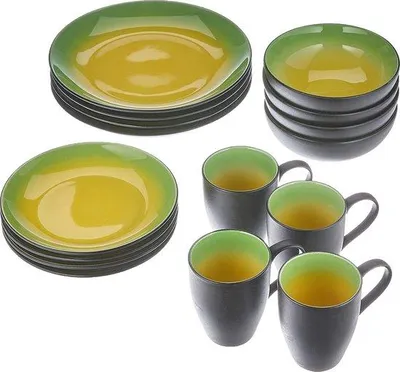 Obrázek produktu pro Sada trvanlivého stolního prádla – porcelánové mísy a talíře