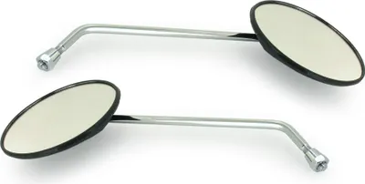 Image de Jeu: 2 miroirs, Ø125mm, tige chromée - Simson S50, S51, S70, S53, S83, KR51/2 Schwalbe, SR50, SR80