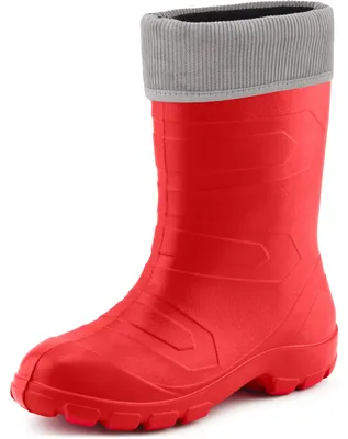 Produktbild von Ladeheid Damen Thermo Eva Gummistiefel federleicht LALMG879 (Rot88/Grau, 38)