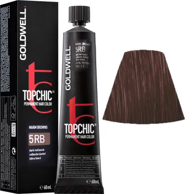 Produktbild von Goldwell Topchic The Browns, Braun, 5RB, Dark Red Beech, Unisex, 60 ml, Alle Haare