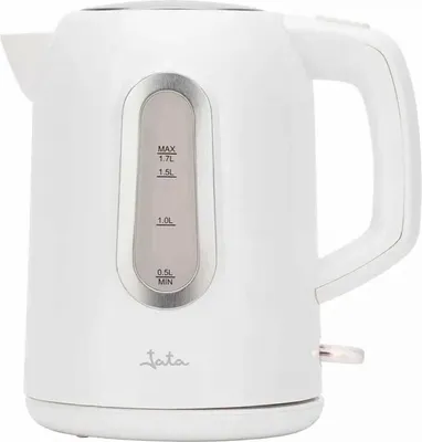 Zdjęcie produktu dla JATA JEHA1809, 1,7 l, 2200 W, Biały, Wskaźnik poziomu wody, Zabezpieczenie przed przegrzaniem, Bezprzewodowy