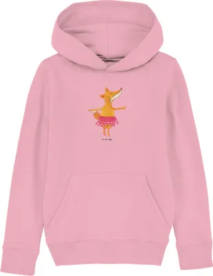 Produktbild von Mr. & Mrs. Panda Kinderpullover Fuchs Ballerina 9-11 Jahre (134/146) - Baumwolle Pink - Geschenk, Hoodie, Kapuzenpullover, Tanzen, Sweatshirt, Kinderbekleidung, Pullover