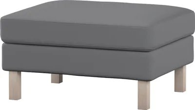 Produktbild von Dekoria Bezug für Karlstad Hocker, grau, Husse, Karstadt Hocker
