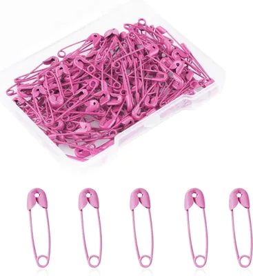 Productafbeelding van Veiligheidsspelden Klein - Mini Spelden - Kleding Naaien - Duurzaam Vernikkeld Staal - 500 Stuks - Roze