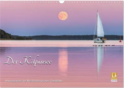 Produktbild von Der Kölpinsee - Naturparadies der Mecklenburgischen Seenplatte (Wandkalender 2025 DIN A3 quer), CALVENDO Monatskalender