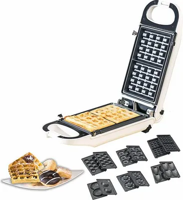 Image de Gaufrier 700 W avec revêtement antiadhésif CM-550