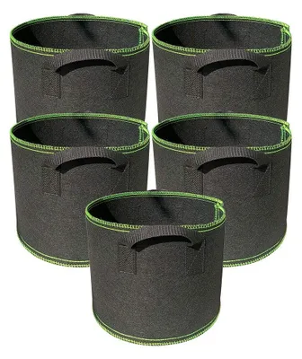 Produktbild von Set von 5 stabilen Pflanztaschen für drinnen und draußen