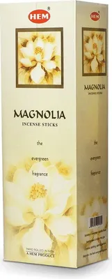 Produktbild von HEM 120 Räucherstäbchen [ MAGNOLIA - MAGNOLIE ] handgerollte Räucherstäbchen aus Indien