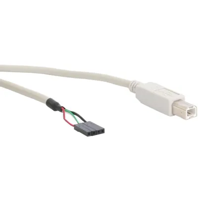 Produktbild von InLine USB 2.0 Anschlusskabel, Stecker B auf Pfostenanschluss, 0,40m, 0,4 m, USB B, Stecker/Buchse, 0,48 Gbit/s, Beige