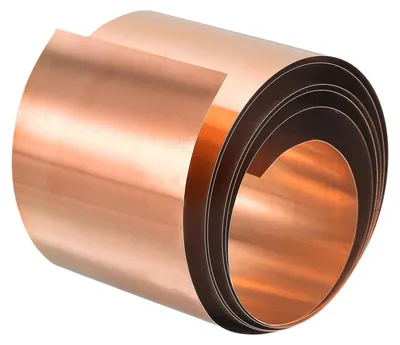 Zdjęcie produktu dla Folia aluminiowa, rolka - szerokość 1000 mm - grubość 0,5 mm - kolor miedziany, przeznaczona do zastosowań kreatywnych i technicznych
